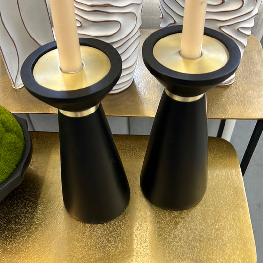 Black and Gold Candle Sticks