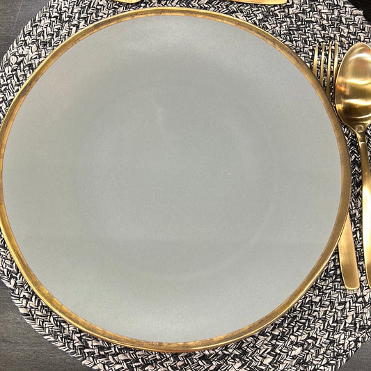 Gray Gold Trim Plate