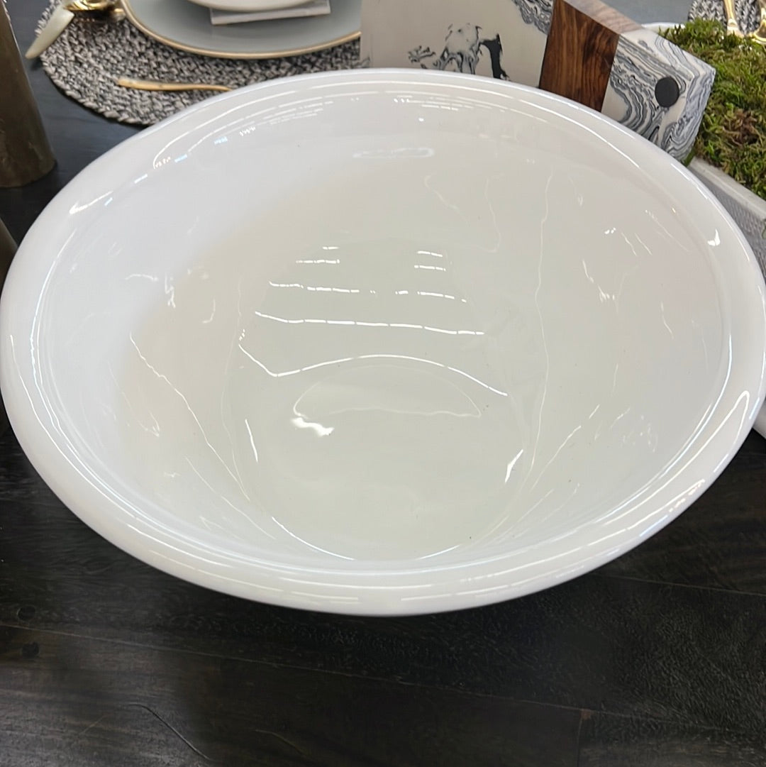 Large White Mixing Bowl