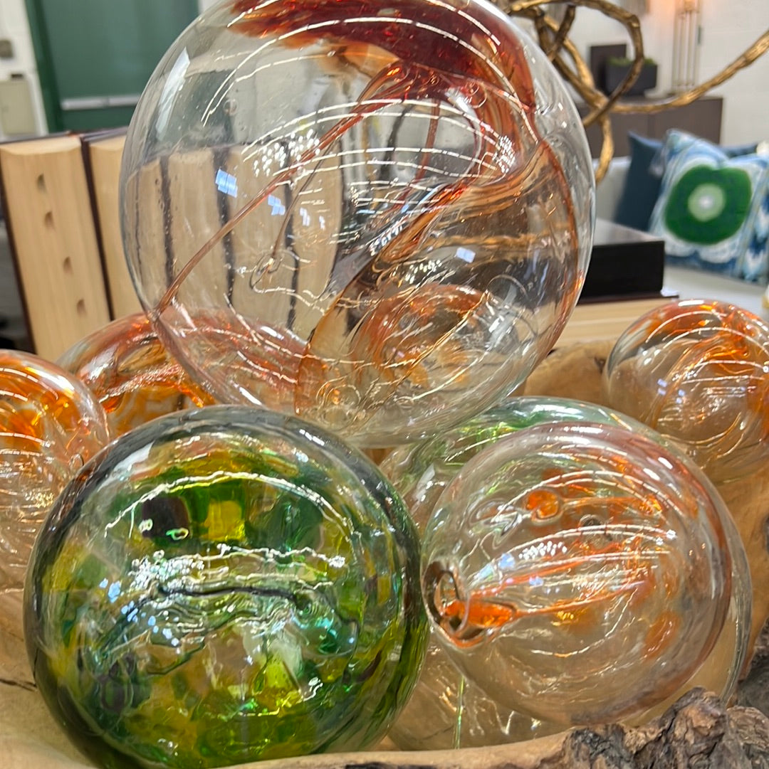 Blown Glass Balls Sm