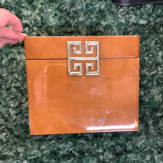 Brown jewelry box