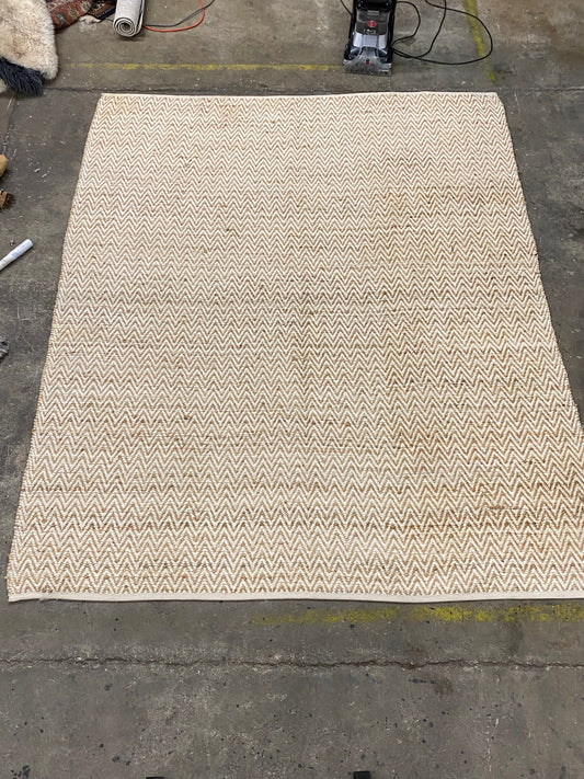 Large Tan Woven Area Rug