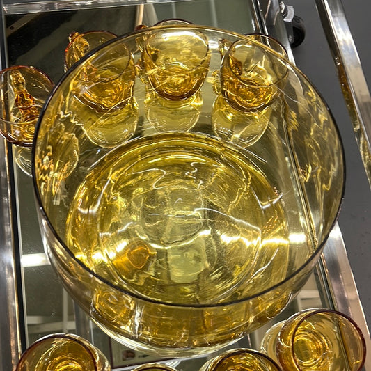 Yellow Glass Bowl