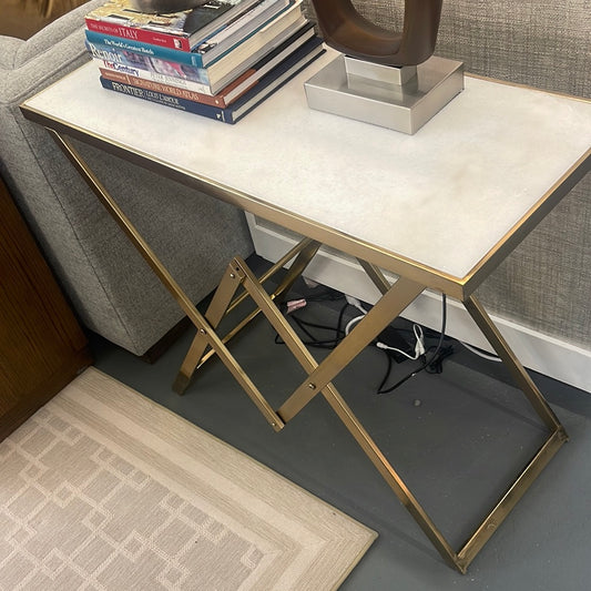 Gold and marble table