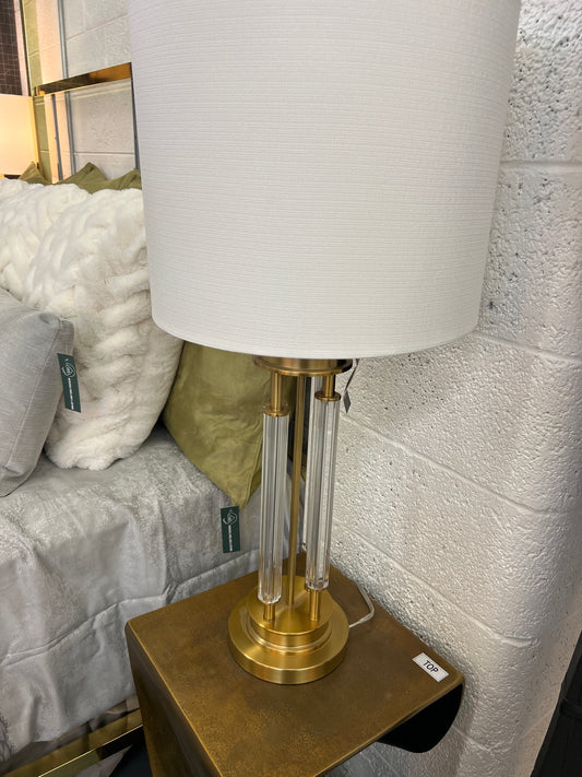Golden Glass Tube Lamp