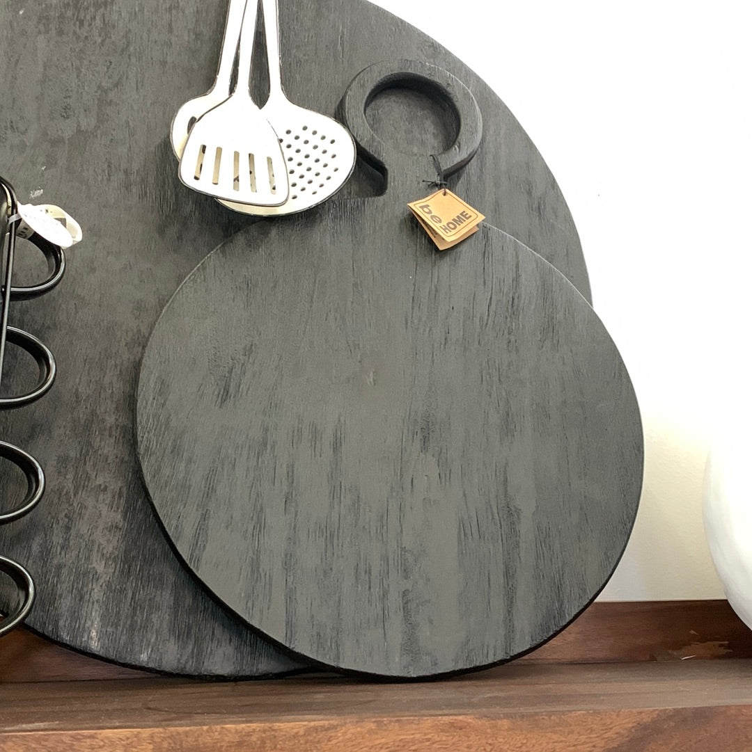 BeHome black wood board small