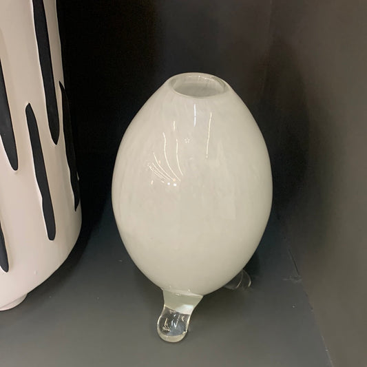 Glass egg planter