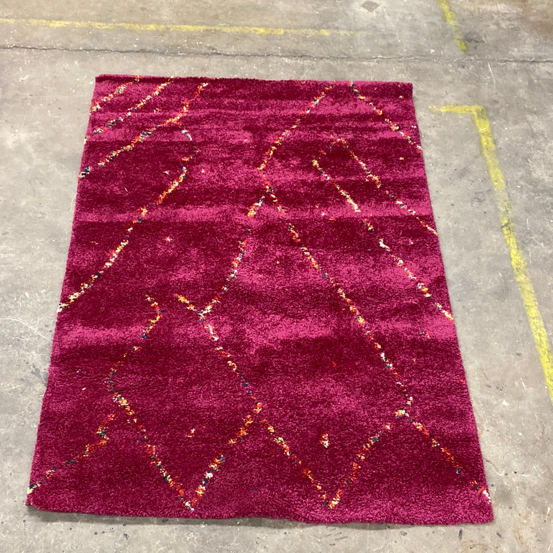 Purple Area Rug 5x7