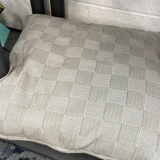 Checkered line pillow large