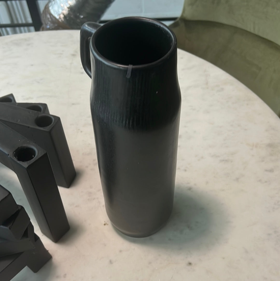 Tall Black Mug