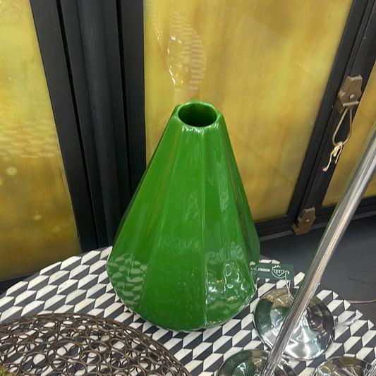 Green vase
