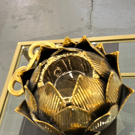 Budding Flower Candle Holder