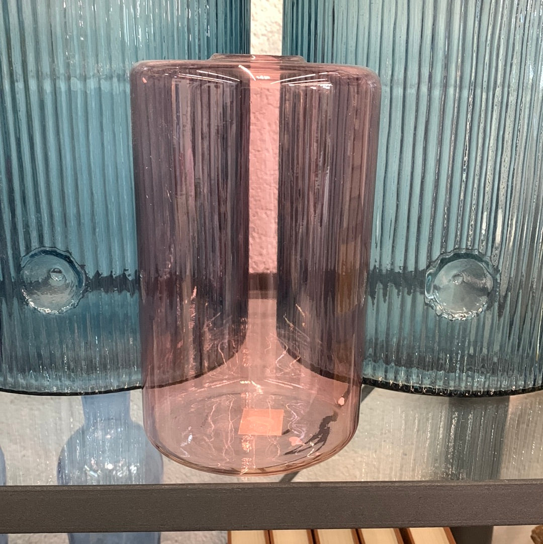 Colored glass jars large