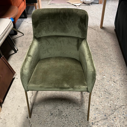 Green side chair