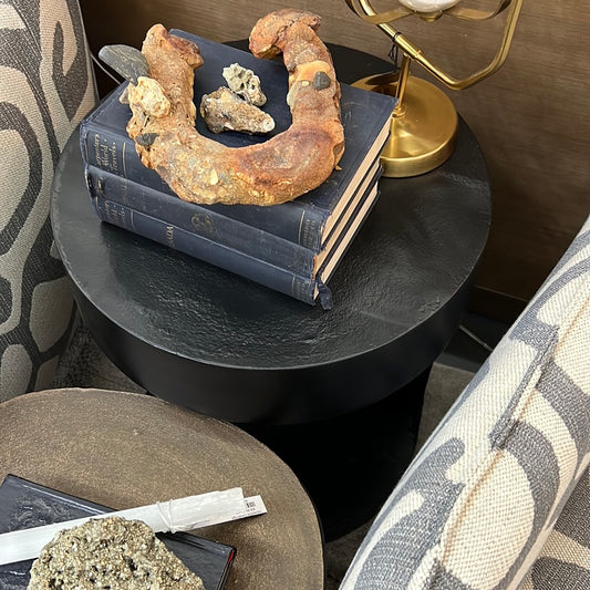 Black Metal Side Table