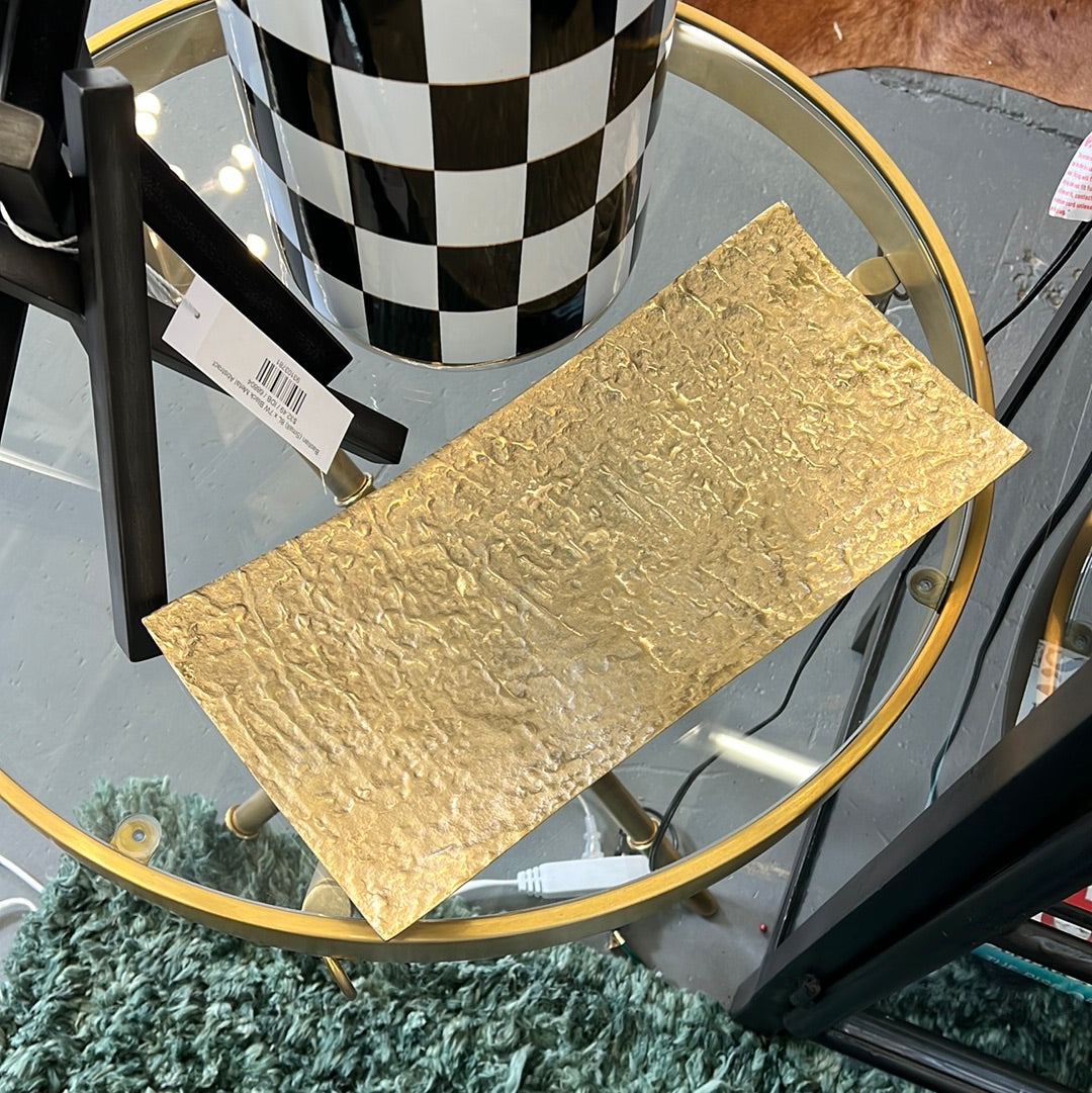 Gold tray