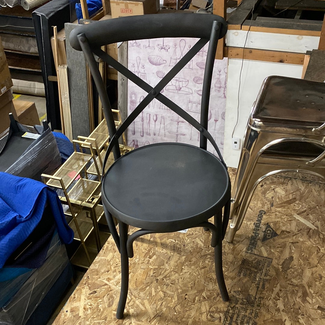 Black Metal Dining Chair