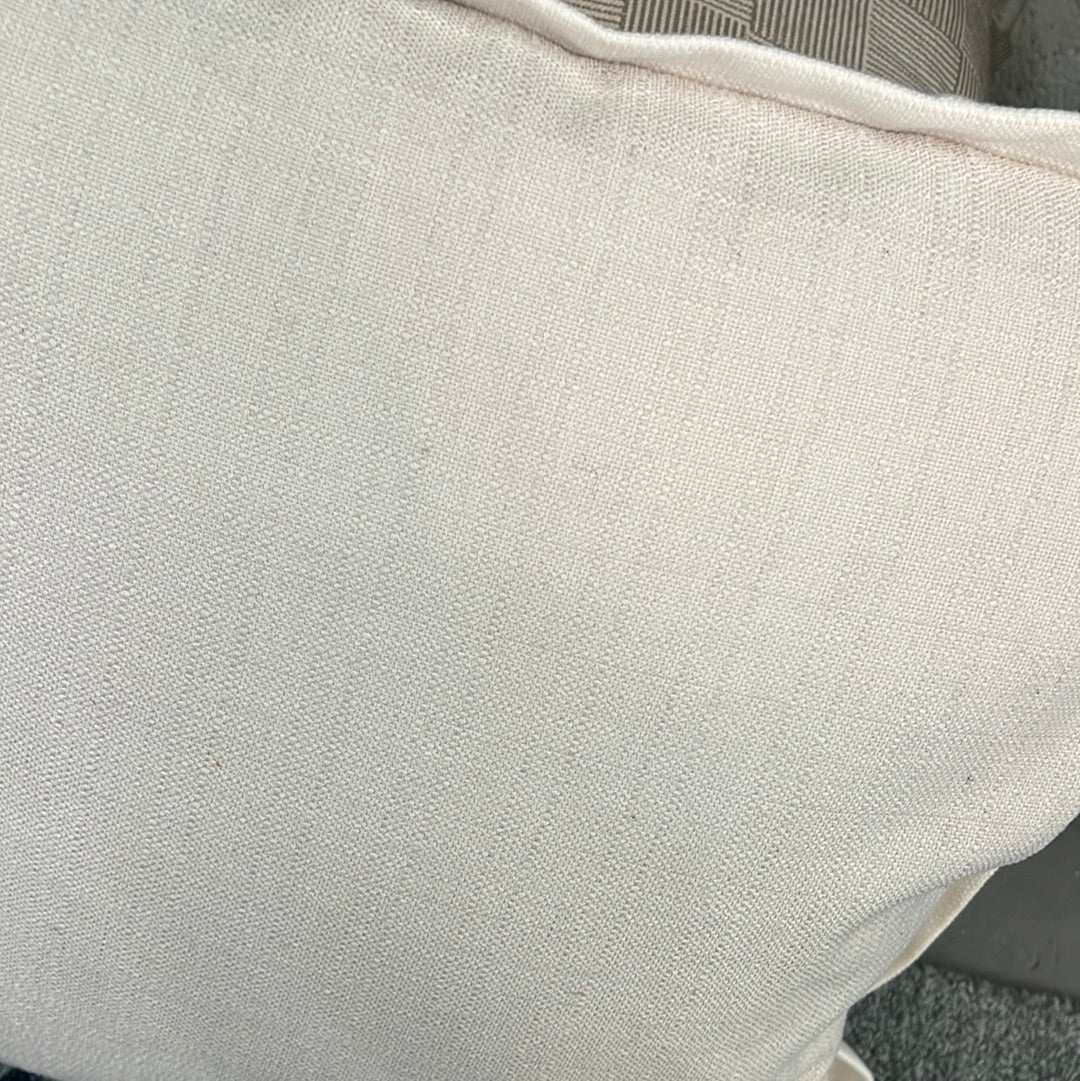Cream pillow