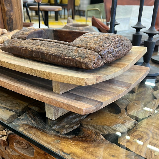 Wood Arched Platter Sm