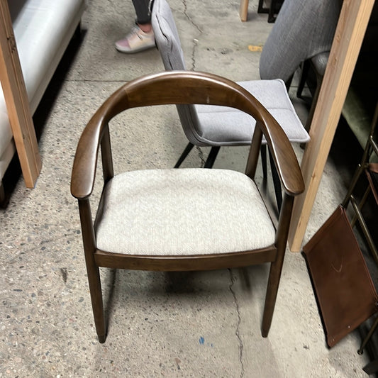 Grey Wood Side Chair