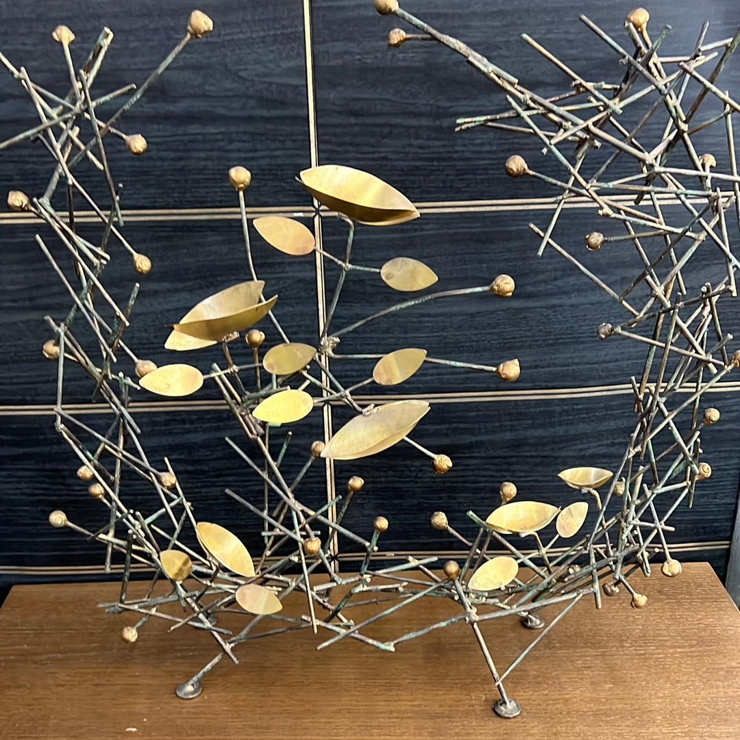Metal Leaf Sculpture
