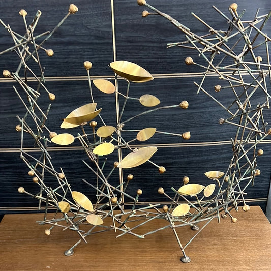Metal Leaf Sculpture