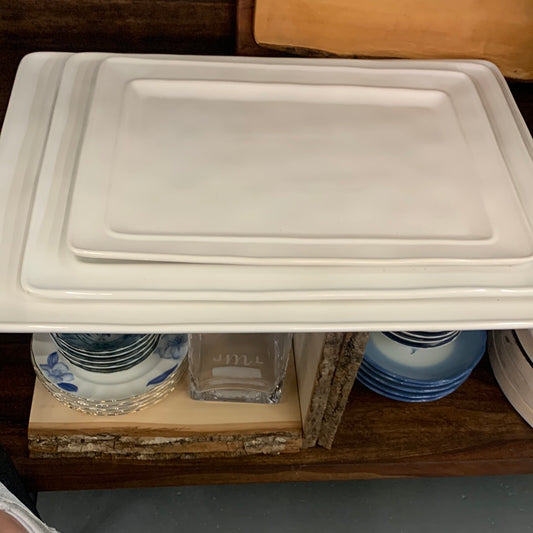 Over and back serving tray