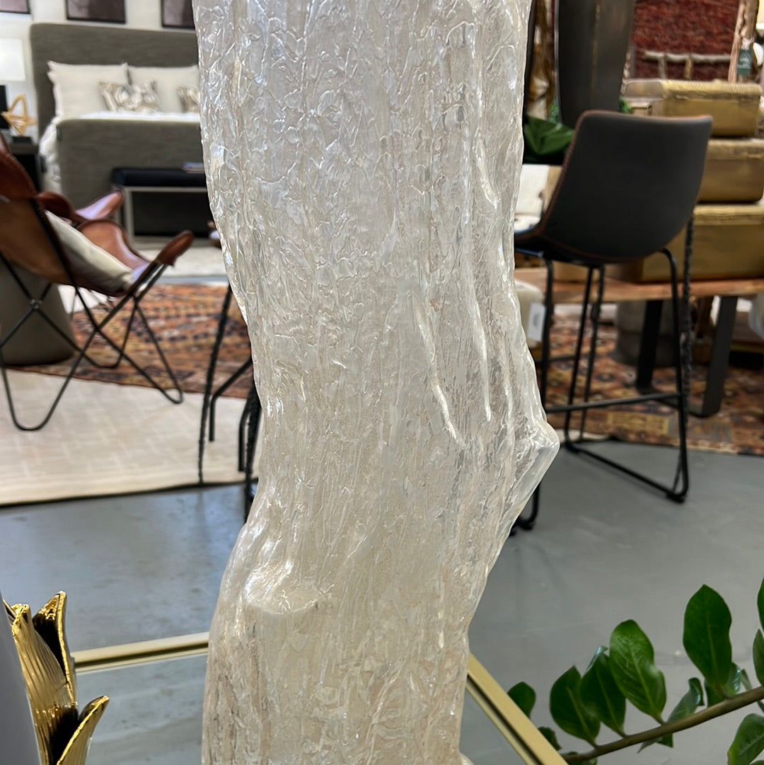 Glass Tree Trunk Lg