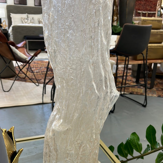 Glass Tree Trunk Lg