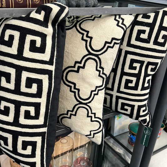 Stitched throw pillow