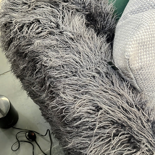 Faux fur throw