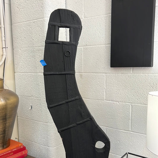 Black Wood Sculpture