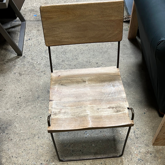 Rustic Wood Dining Chair