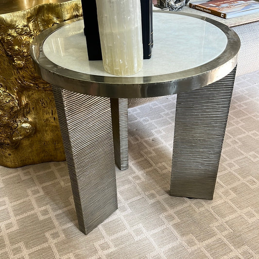 Baxter round end table