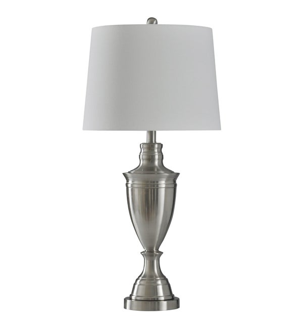 Brushed Steel Table Lamp