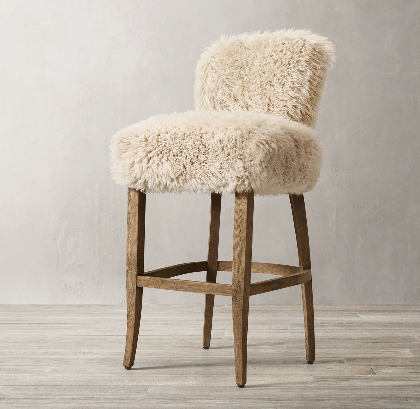 ADÈLE SHEEPSKIN DINING SIDE CHAIR